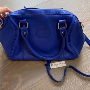 Blue Terzetto purse